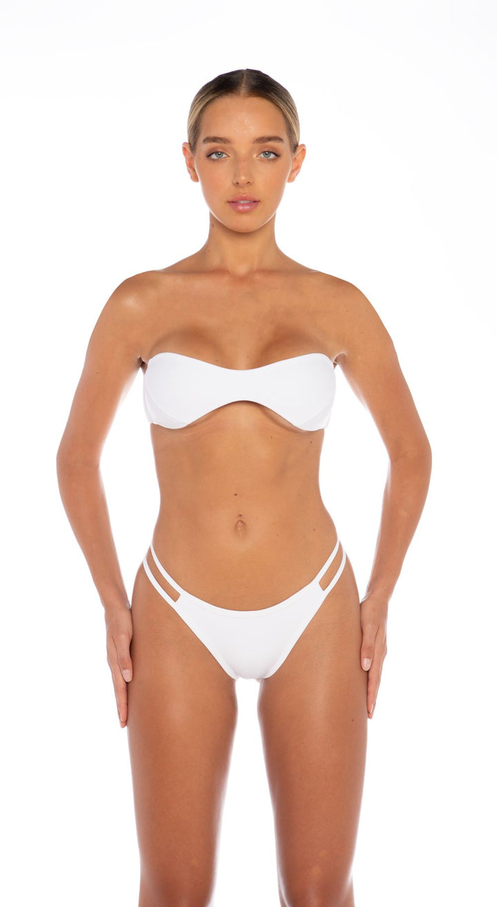 AW/24-001 Strapless Bandeau + Clasp Back Top