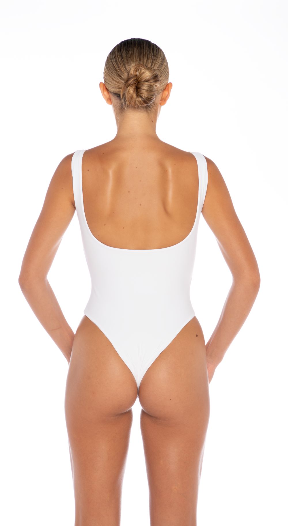 AW/24-014 Thick Strap One Piece with Front Ring detail & a Low Back