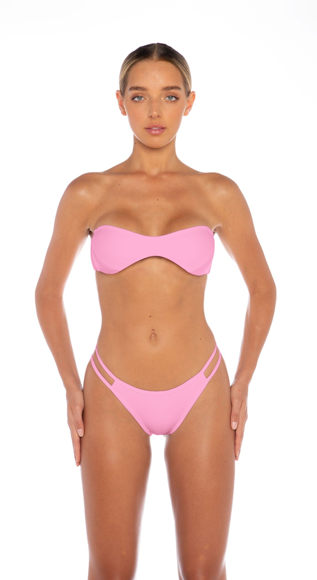 AW/24-001 Strapless Bandeau + Clasp Back Top