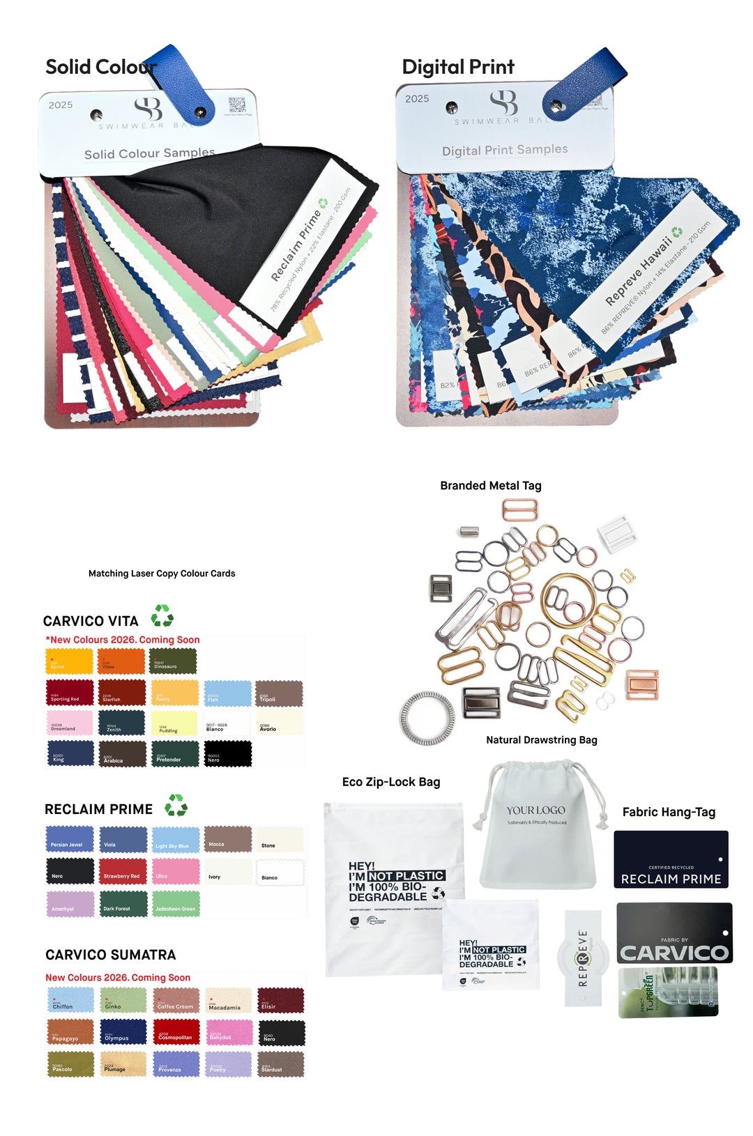 Swim Fabric Swatch Pack