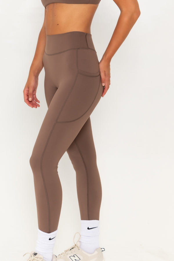 No Front Seam Full Length Legging with Pocket