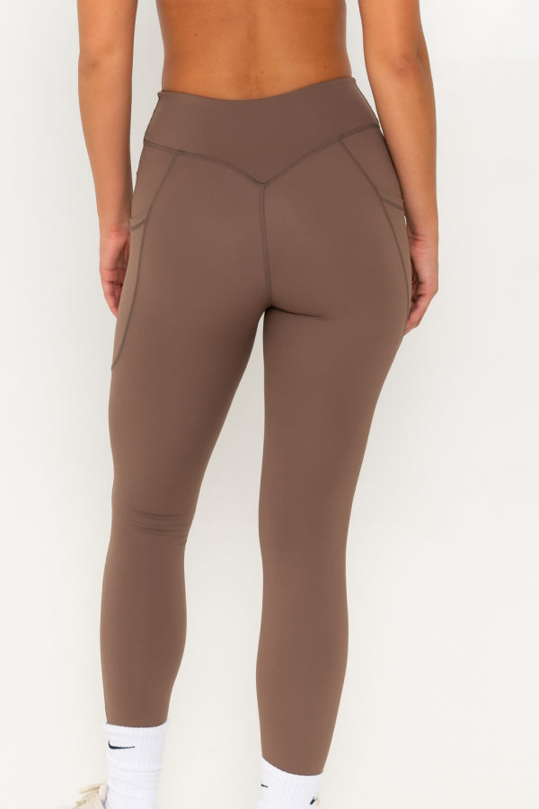 No Front Seam Full Length Legging with Pocket