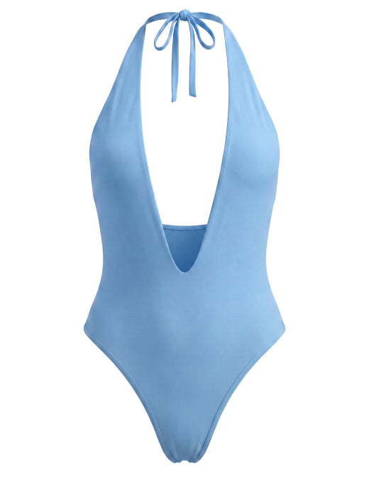 V Neck Seamless One Piece