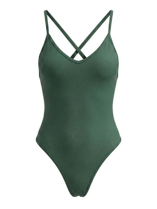 One Piece with Cross Back Straps