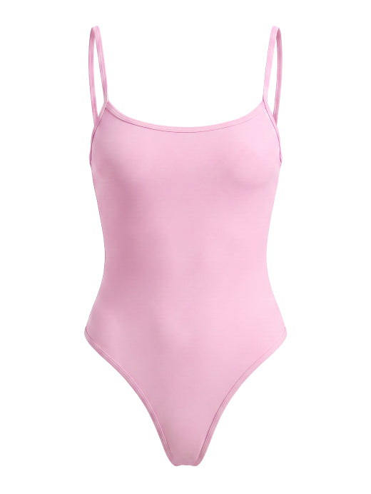 Square Neck One Piece with Binding