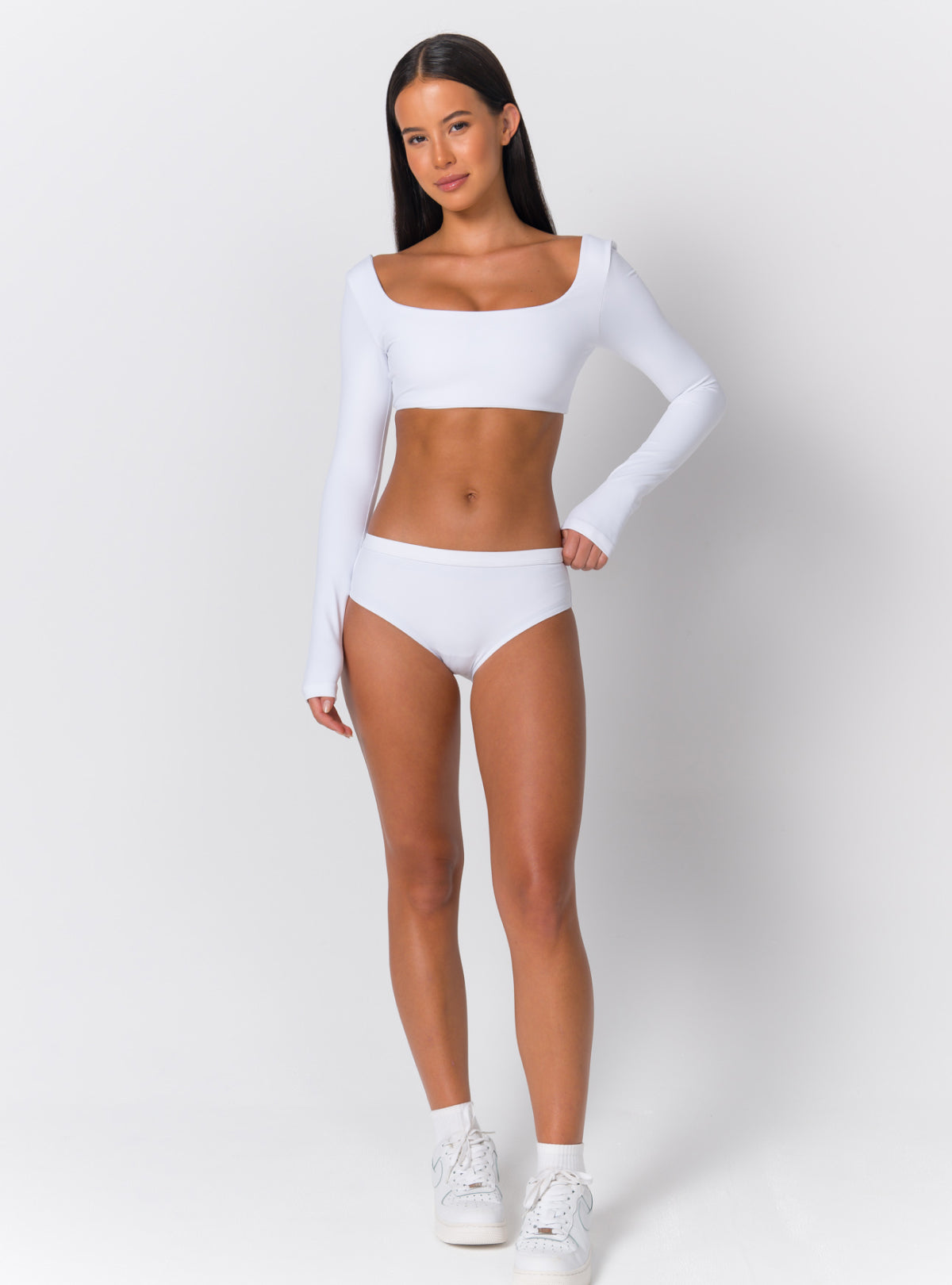 Mid-Rise Hipster Active Shorts