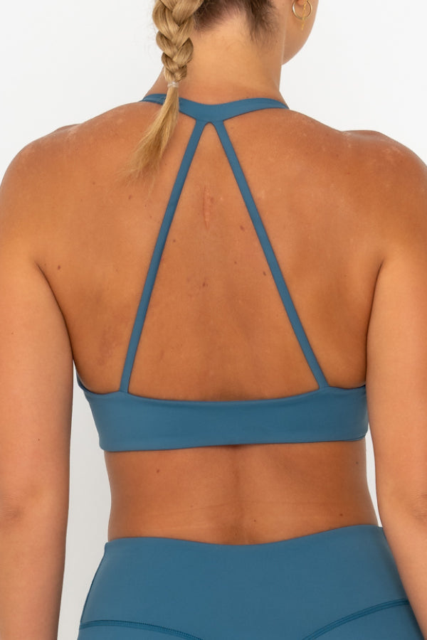 Scoop Neck Cross-back Top