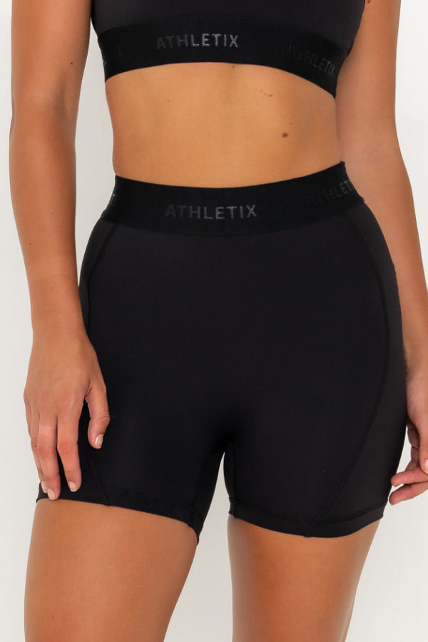 No Front Seam Panel Shorts