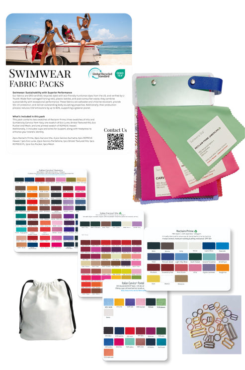 Swimwear Fabric Swatch Packs | Sustainable Fabrics – Shop Swimwear Bali