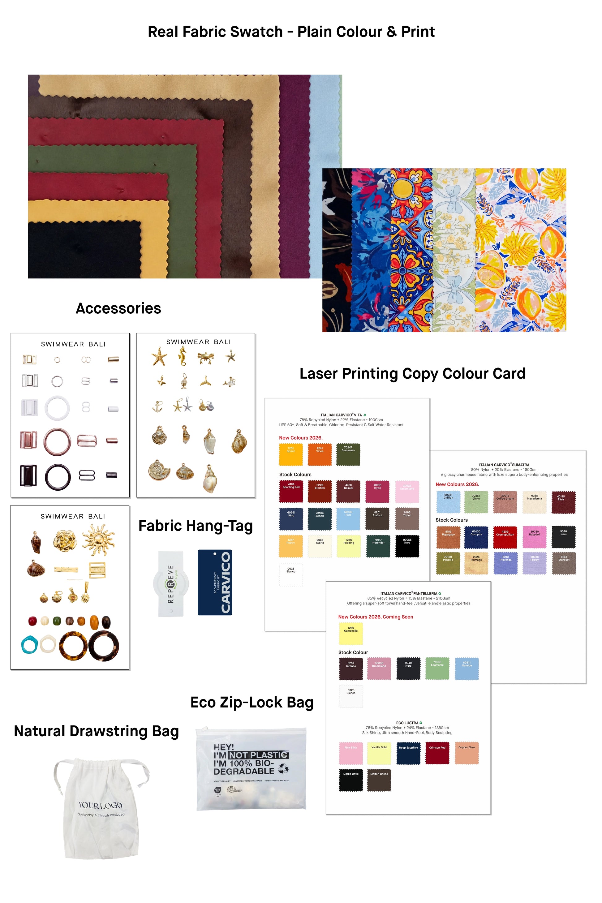 Swim Fabric Swatch Pack