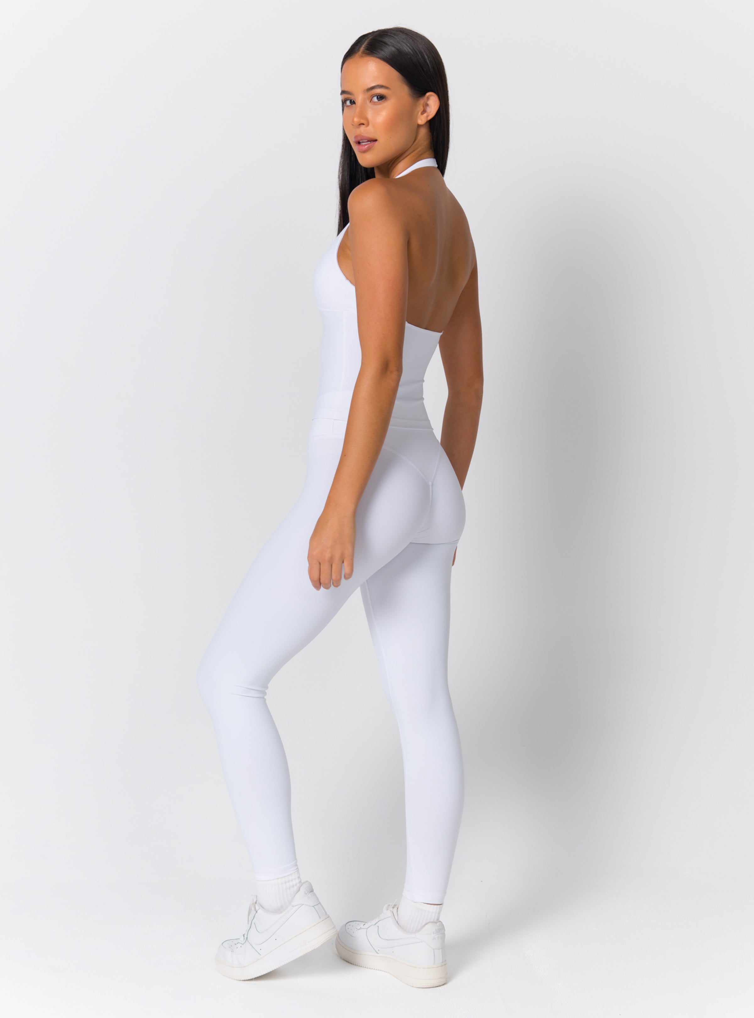 Halter Wrap-Front Open-Back Tank