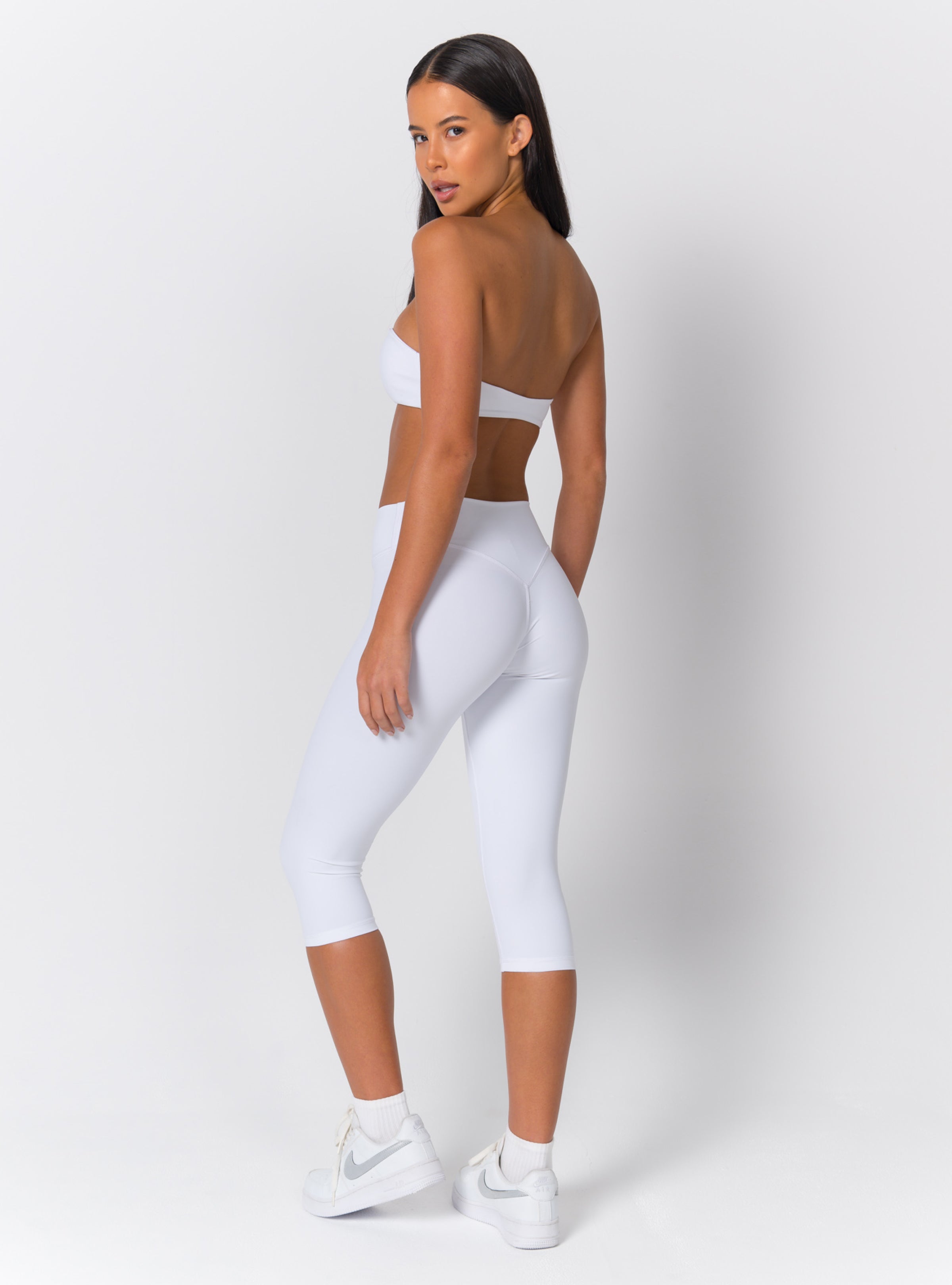 High-Waist Capri Leggings