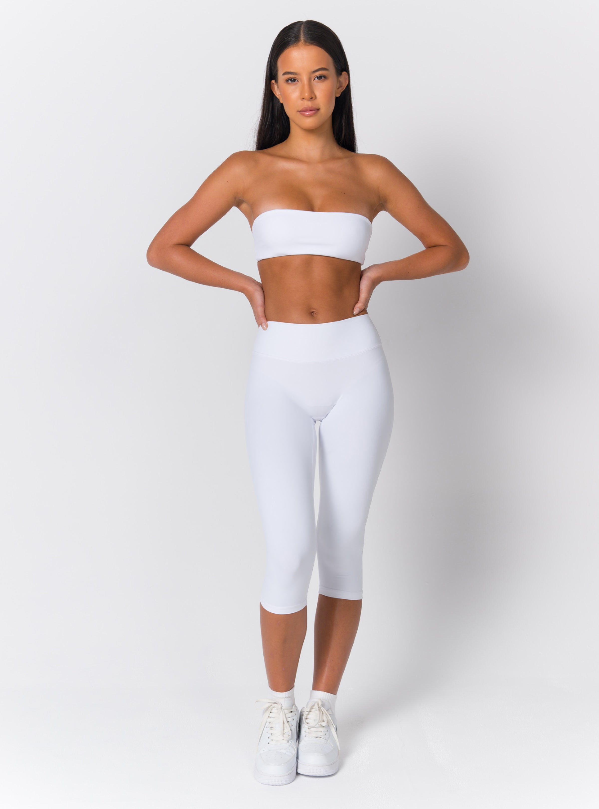 High-Waist Capri Leggings