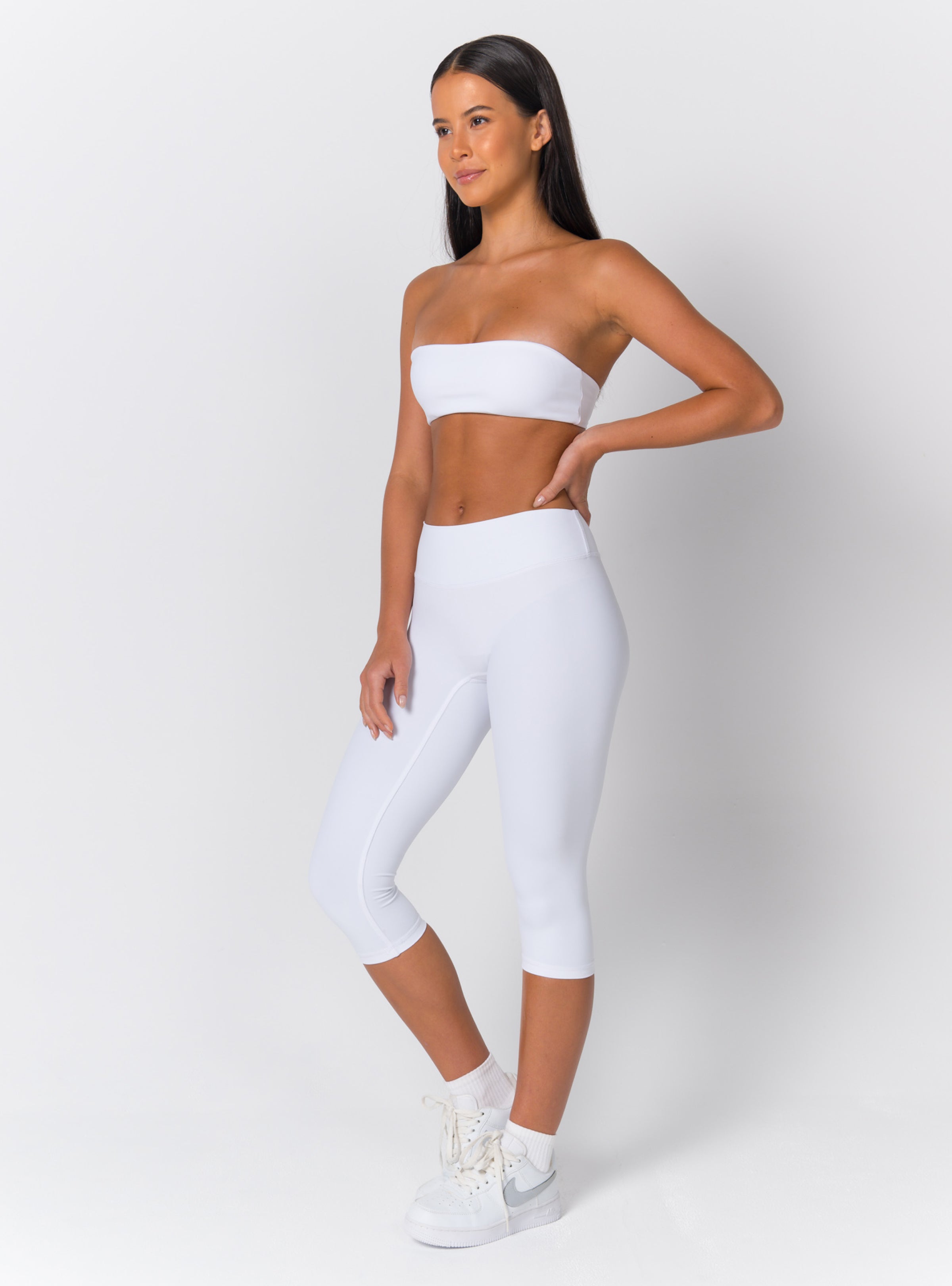 High-Waist Capri Leggings