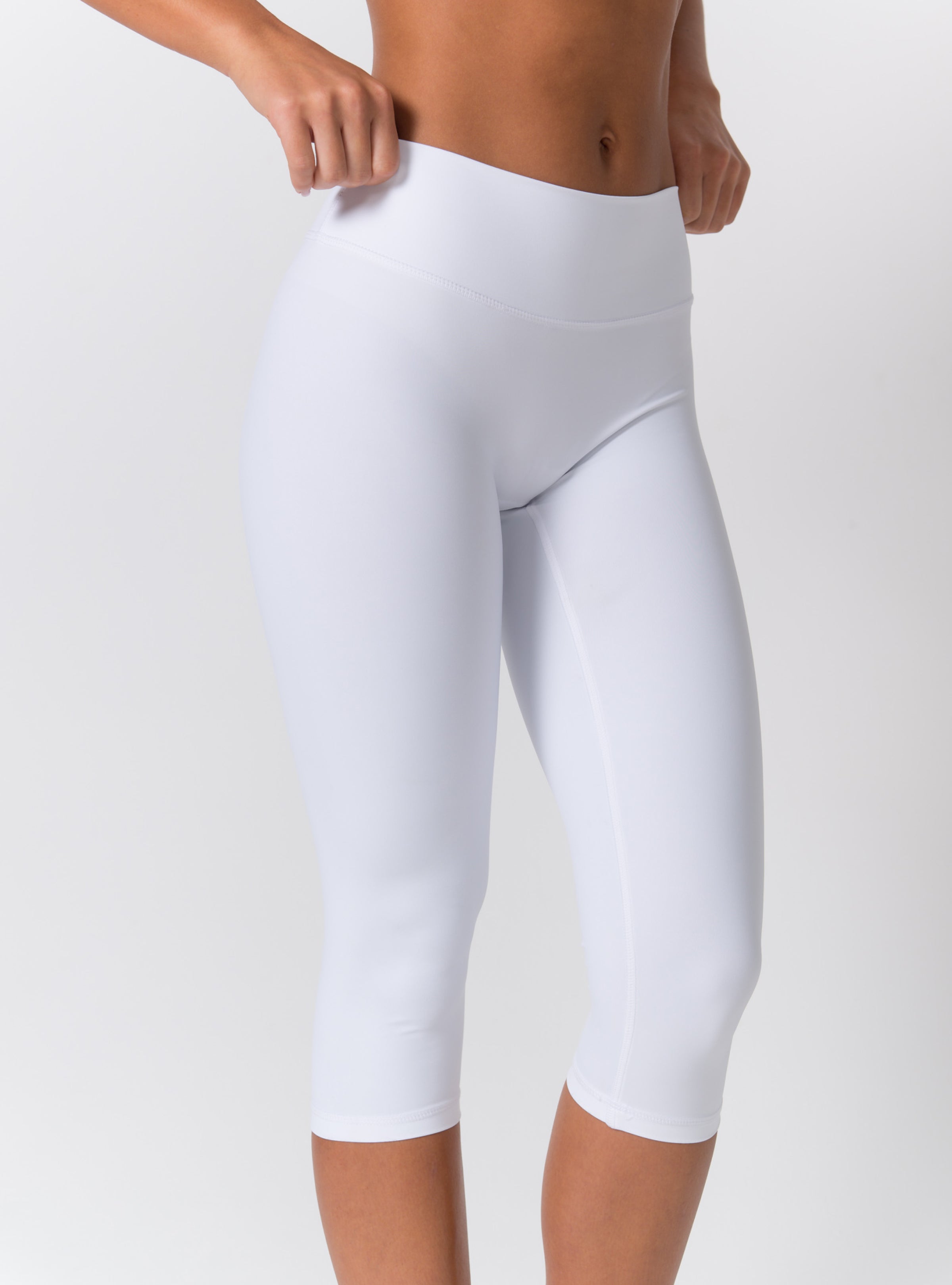 High-Waist Capri Leggings