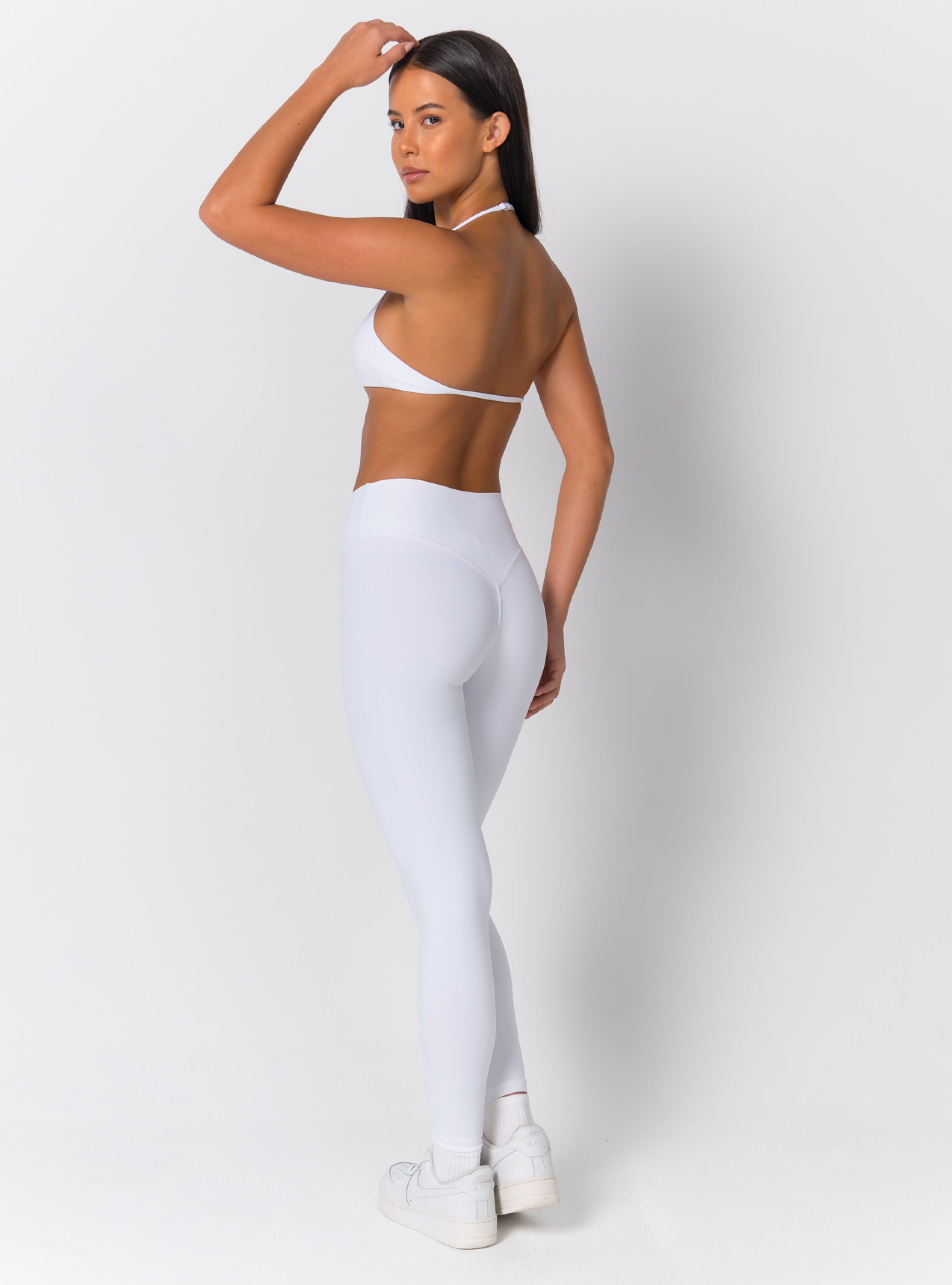 High-Waist Crossover V-Waist Leggings