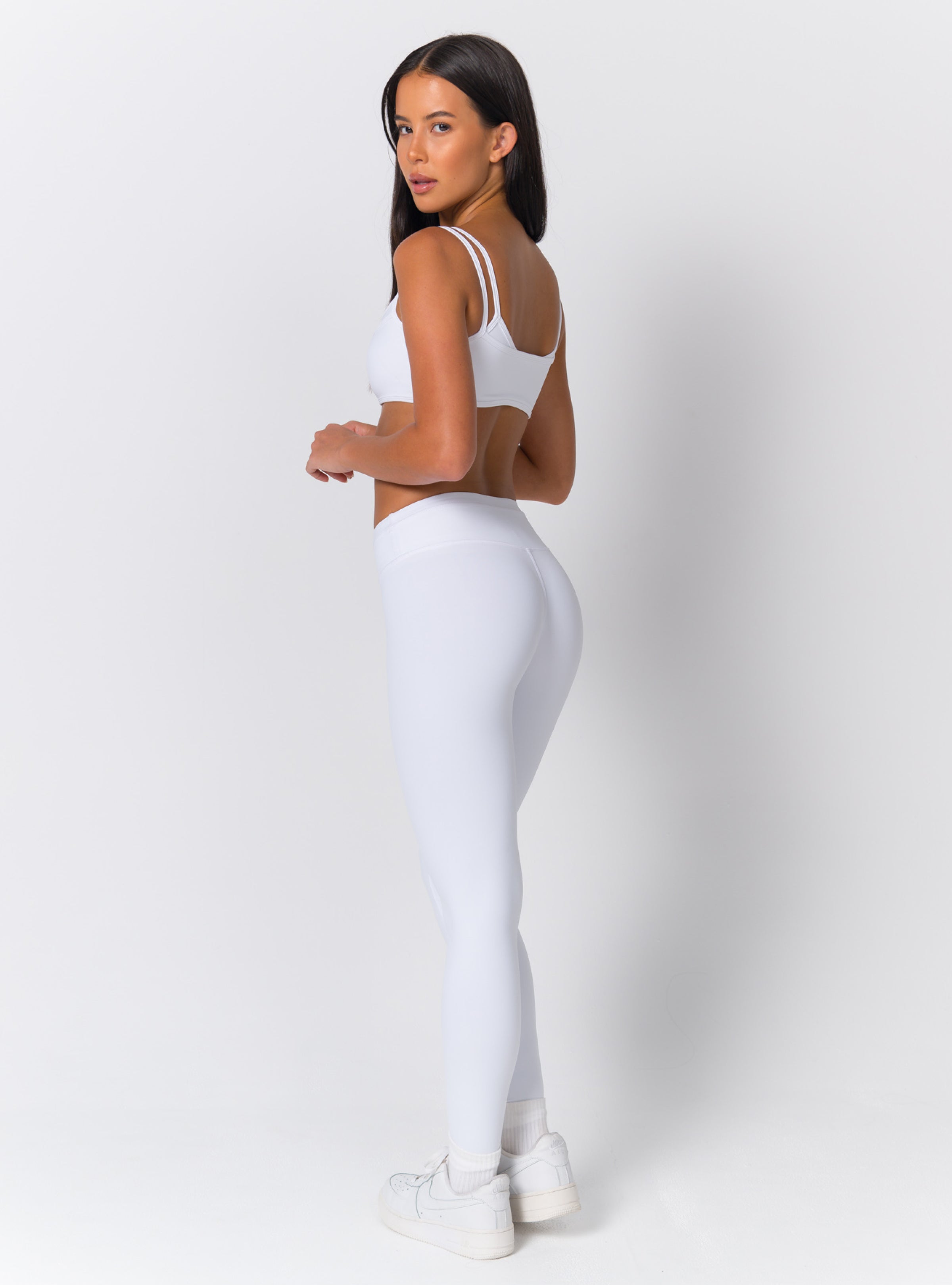 High-Waist Flat-Band Sculpting Leggings