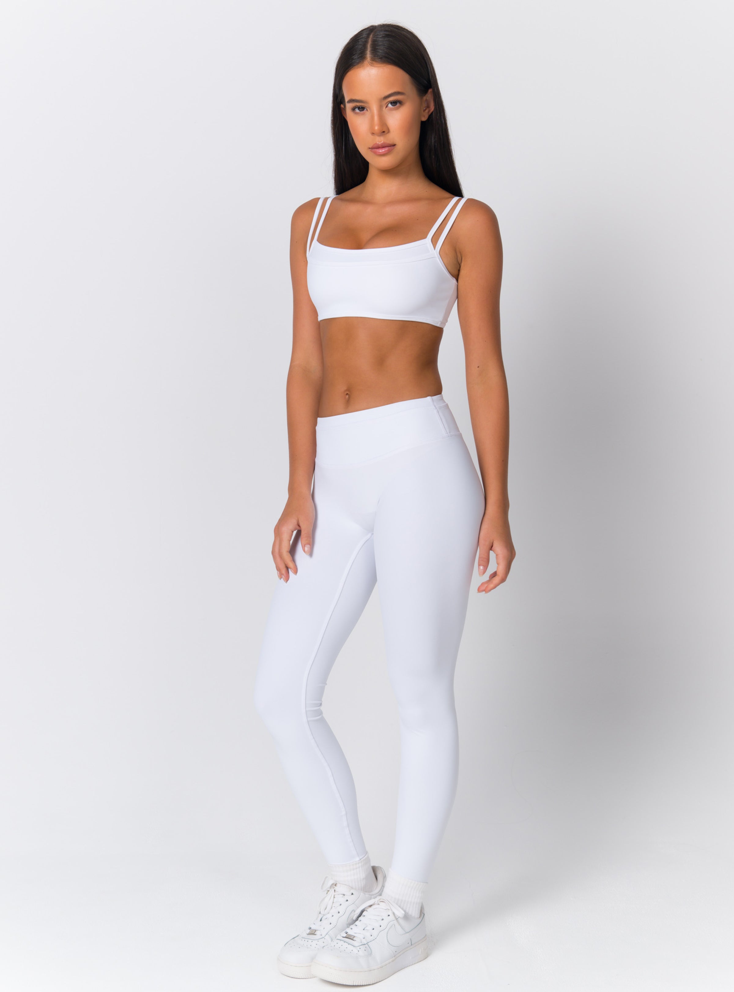 High-Waist Flat-Band Sculpting Leggings