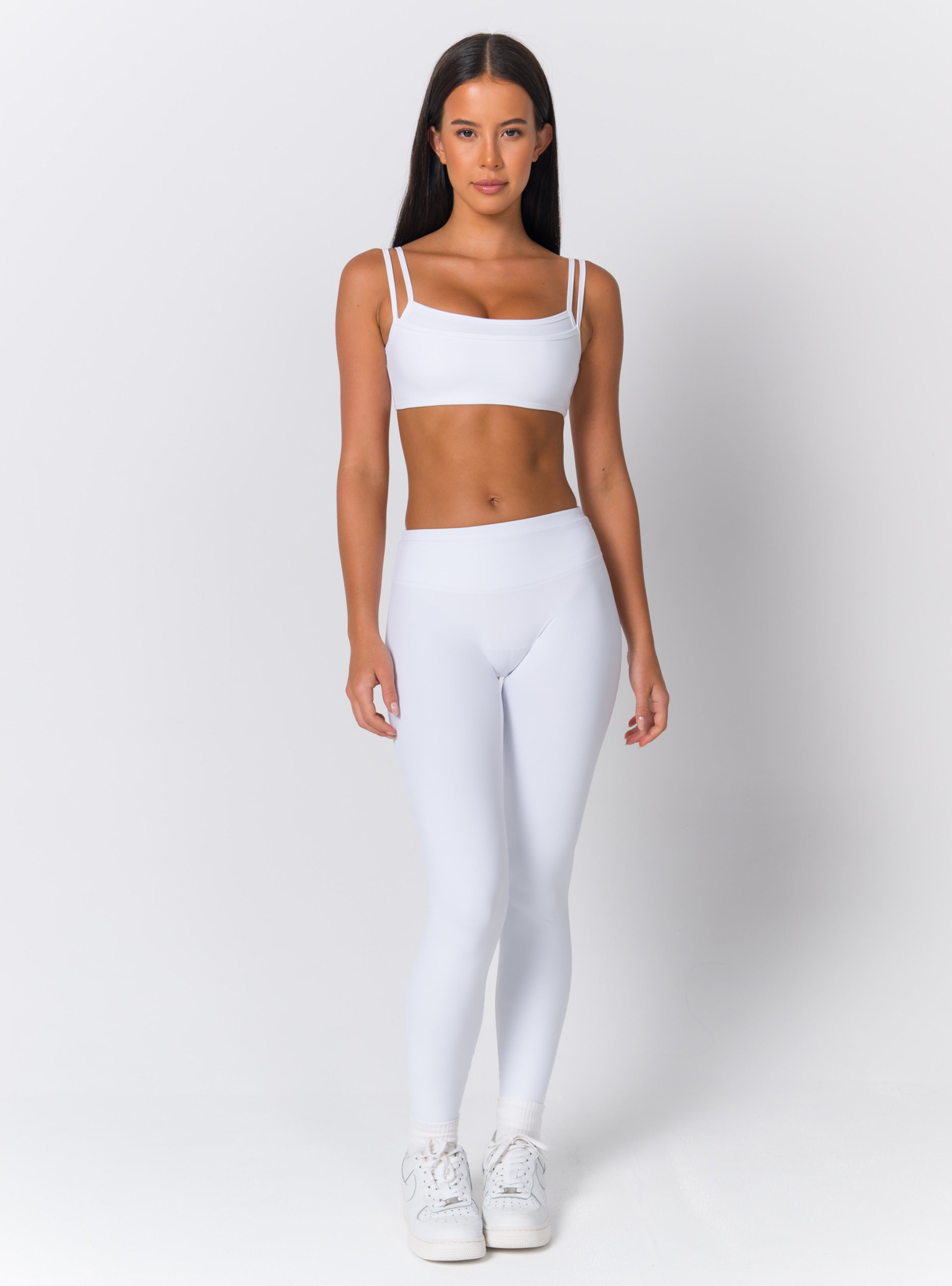 High-Waist Flat-Band Sculpting Leggings