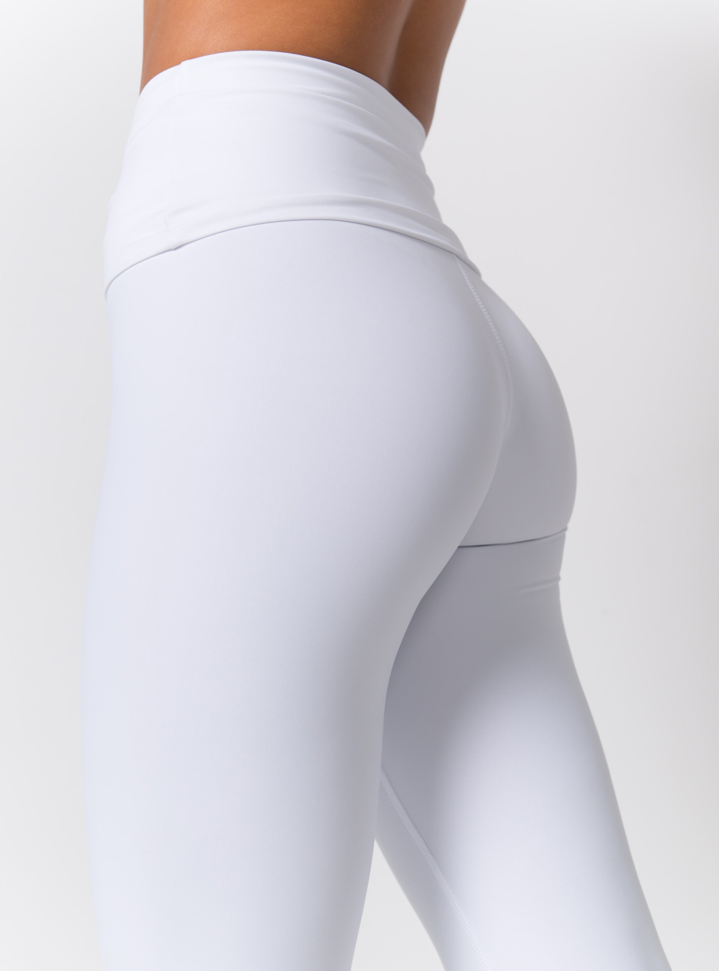 High-Waist Fold-Over Full-Length Leggings