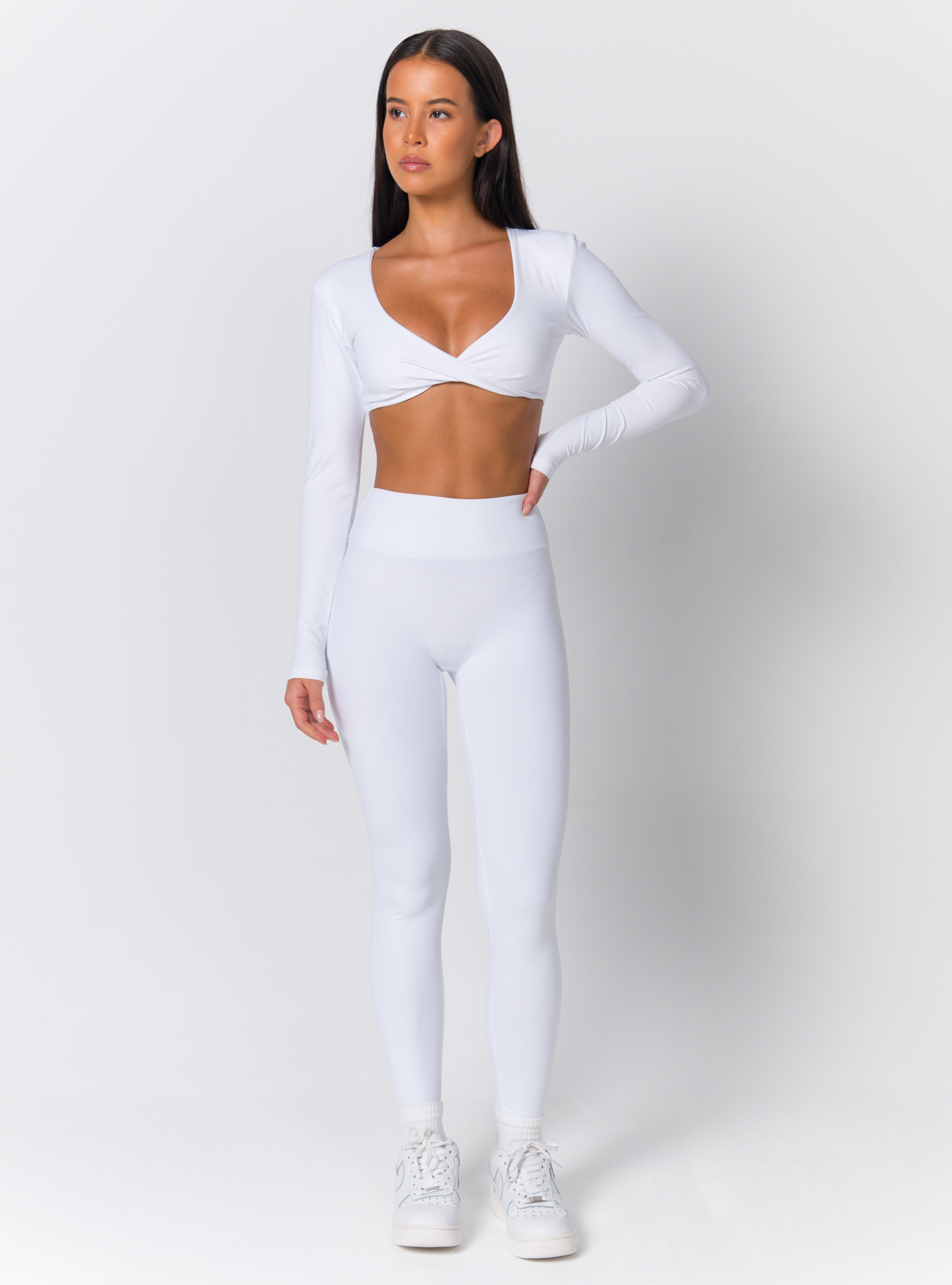 High-Waist High-Sheen Sculpting Leggings