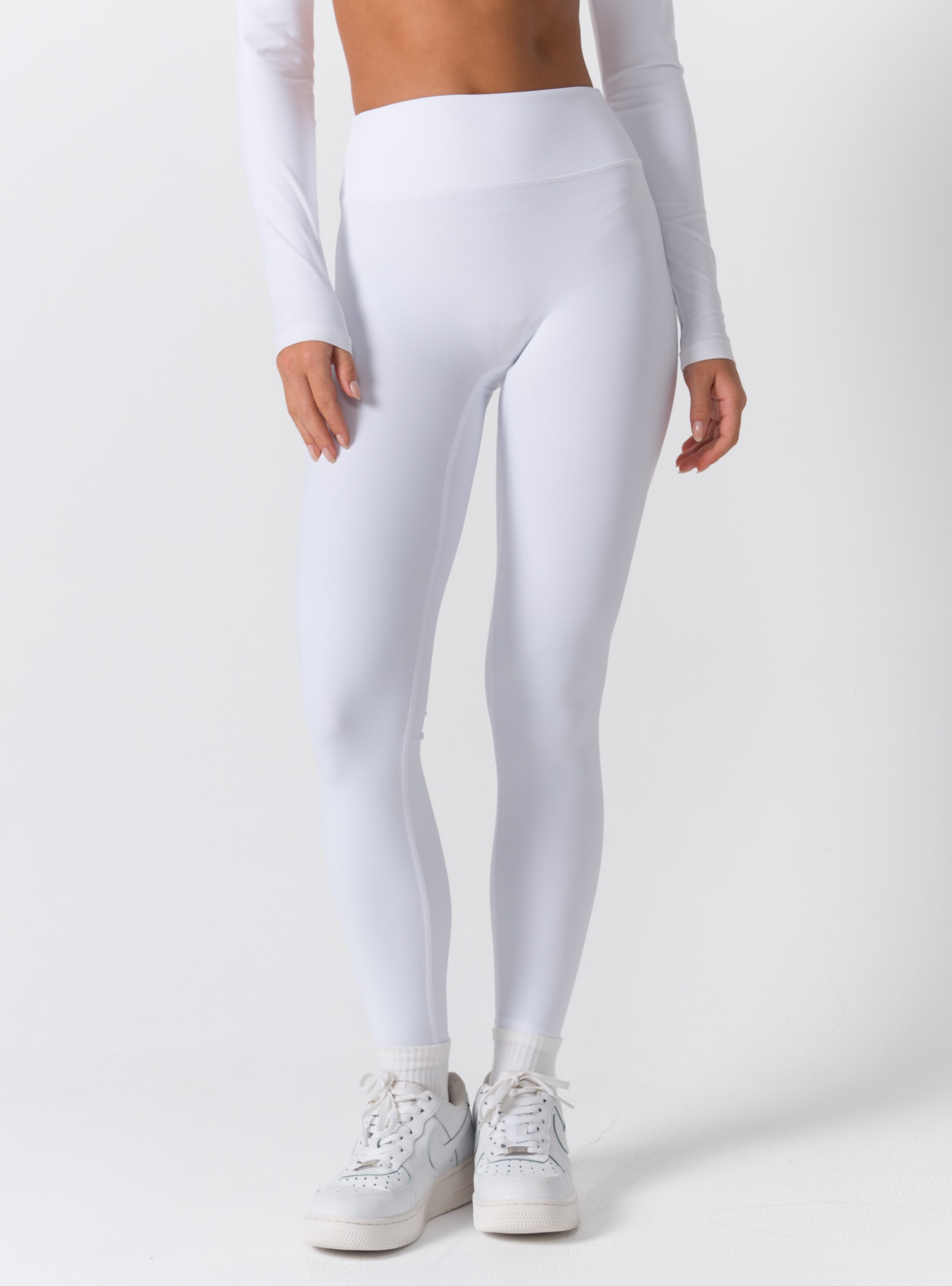 High-Waist High-Sheen Sculpting Leggings