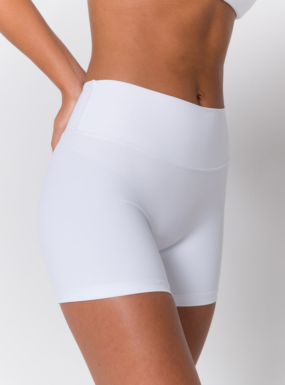 High-Waist Seamless Bike Shorts