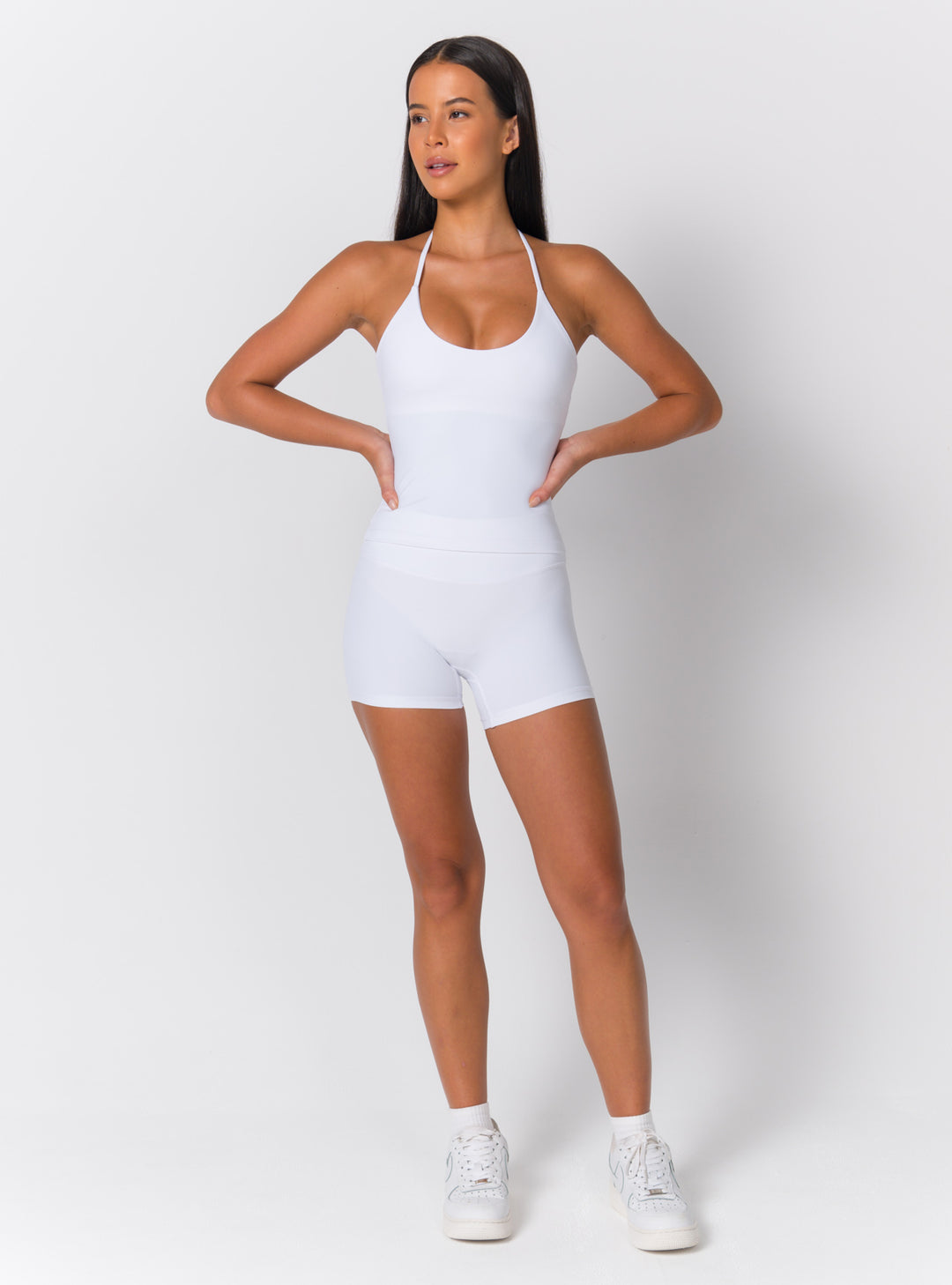 High-Waist Seamless Mini Shorts