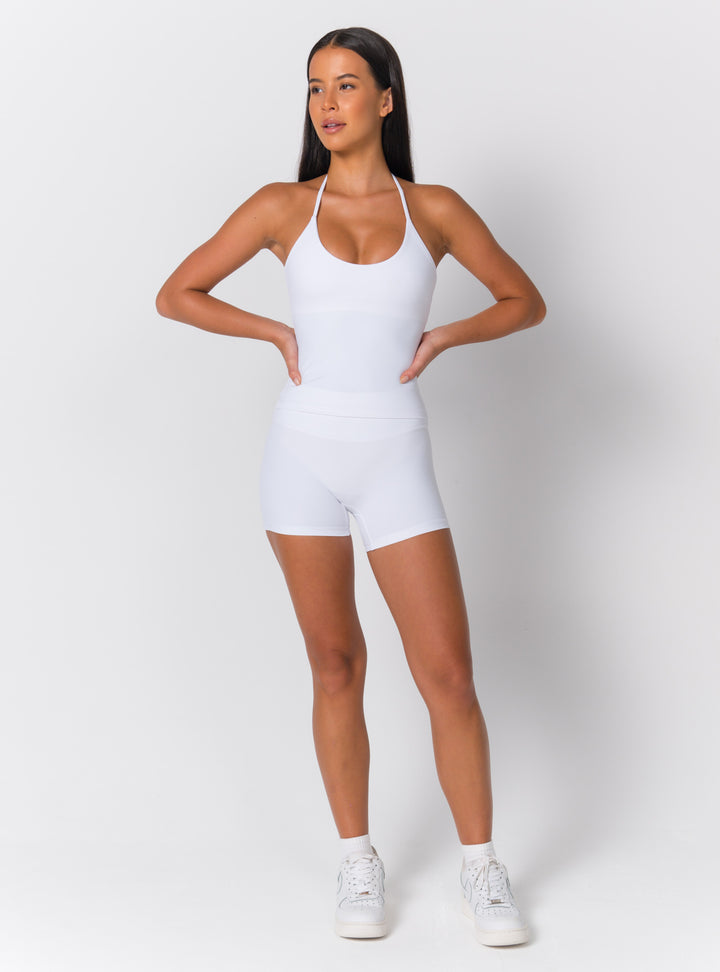 High-Waist Seamless Mini Shorts