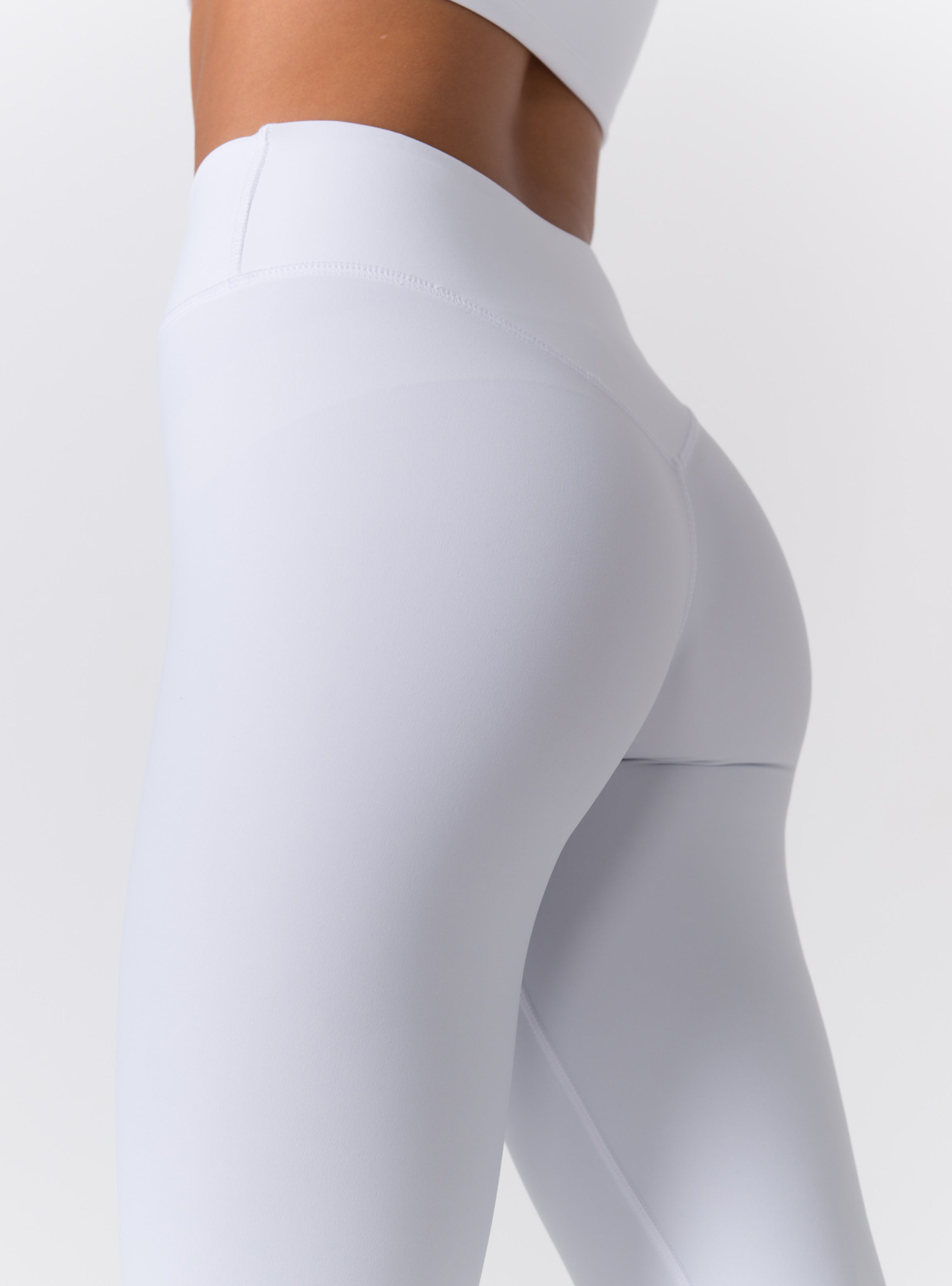 High-Waist Seamless V-Back Full-Length Leggings