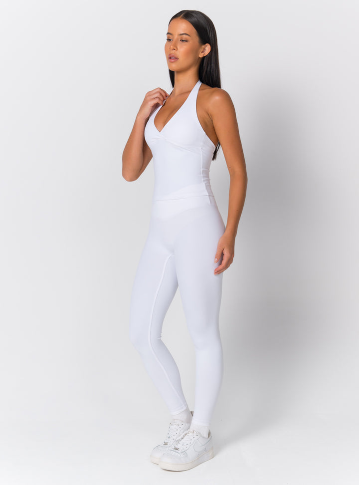 High-Waist Wrap-Front Sculpting Leggings