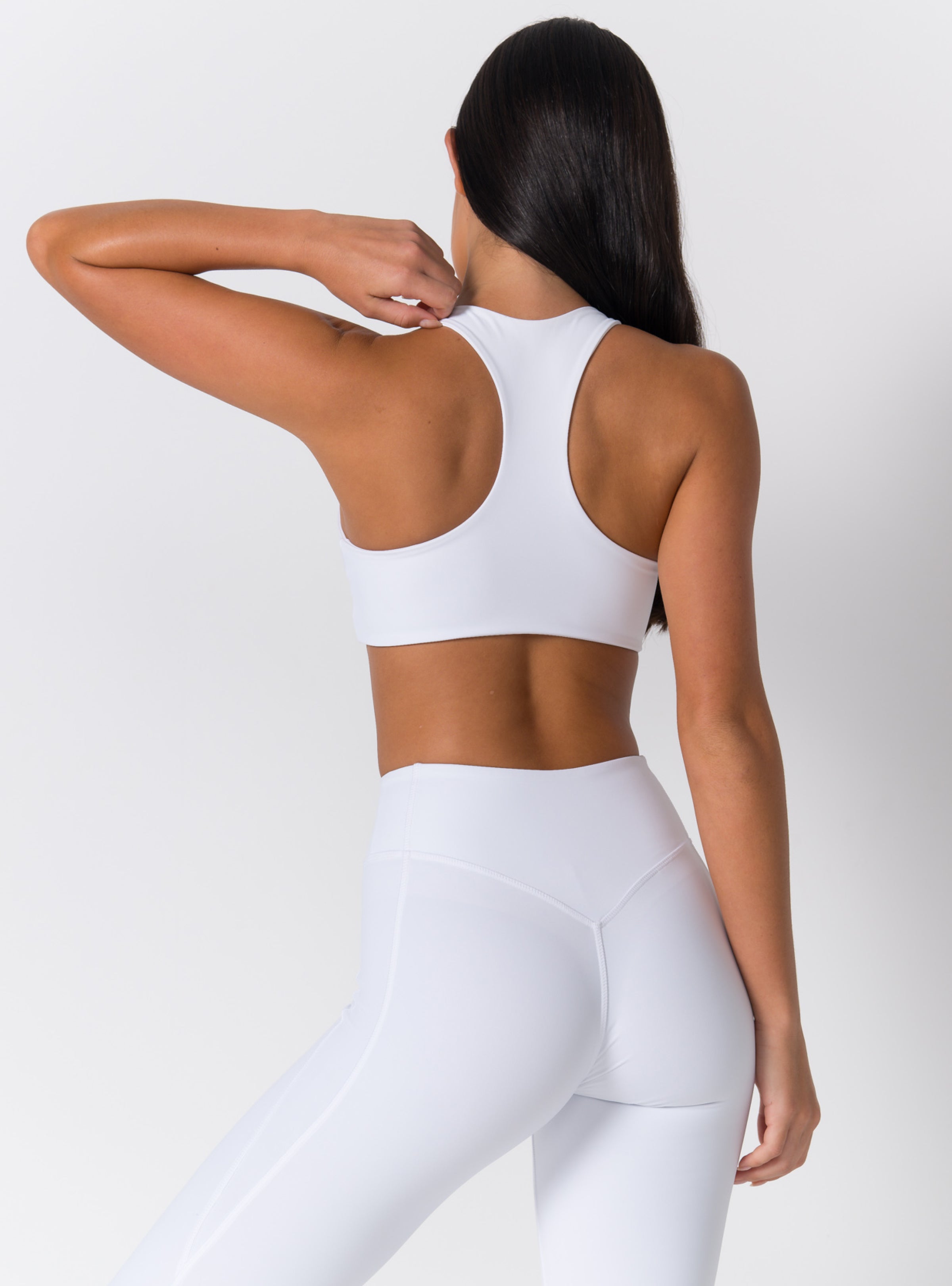 Scoop Neck Classic Racerback Sports Bra