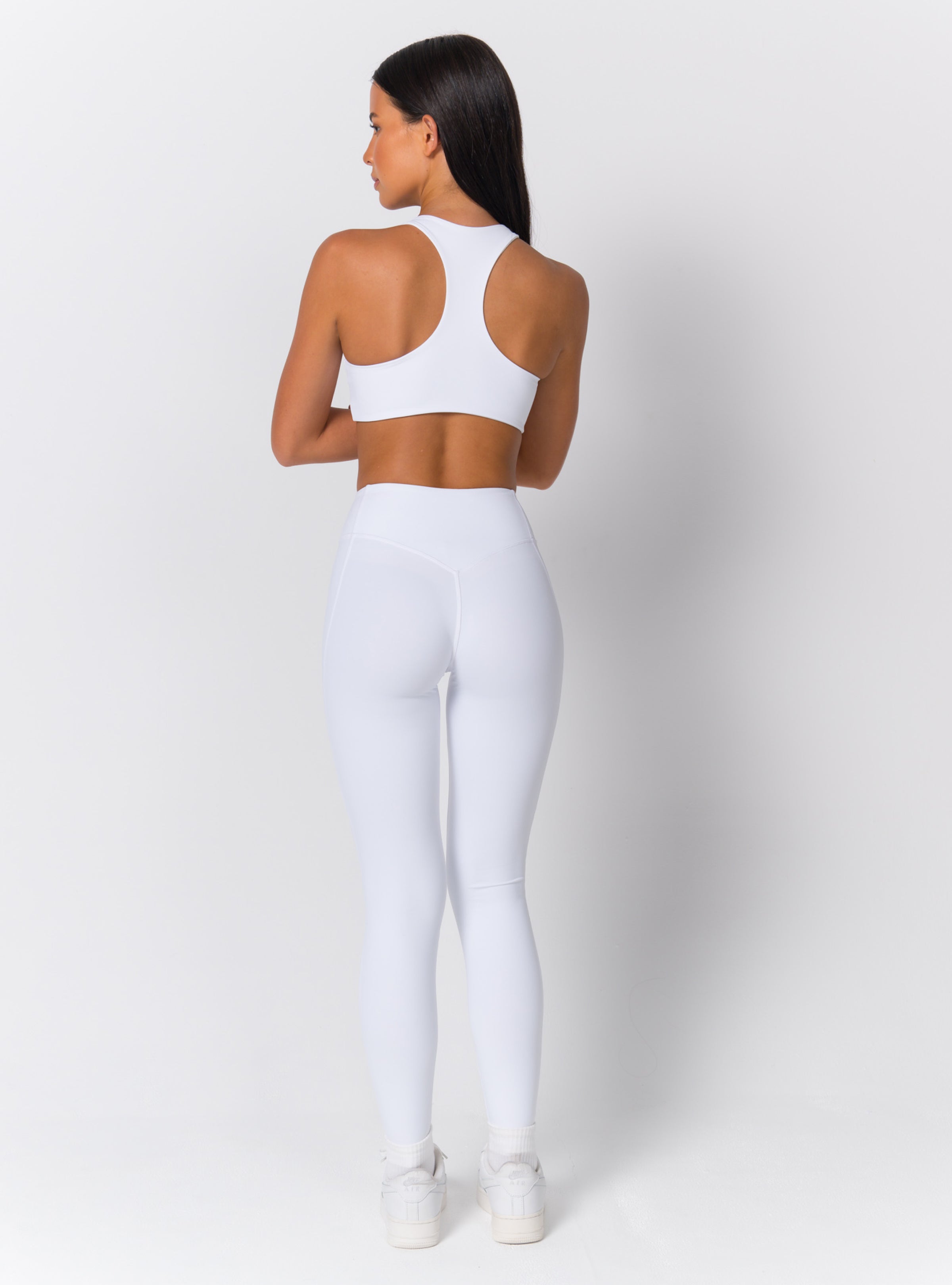 Scoop Neck Classic Racerback Sports Bra